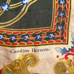 Carolina Herrera silk scarf